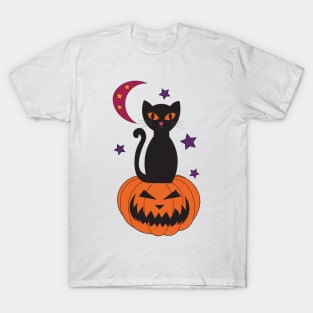 Halloween Ugly Sweater Pattern T-Shirt